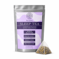 Thé pour le sommeil en marque privée avec valériane et camomille, sachets de thé aux herbes pour la relaxation