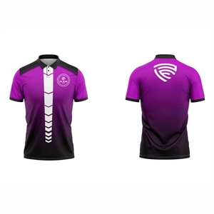 Camiseta de equipo deportivo de bádminton personalizable para hombre, Camiseta deportiva transpirable al por mayor con logotipo en la parte delantera, diseño de fábrica - Product Image 3