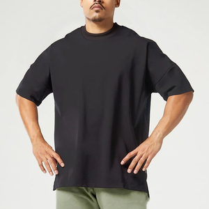 High Quality 300 GSM 100% Cotton Thick Oversized Drop Shoulder Printed Tshirt Heavyweight Men's Loose <b>Fit</b> <b>T</b>- <b>Shirt</b> for Men - Product Image 1