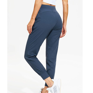 Mejor venta para la venta en línea Anti Pilling Quick Dry Mujeres Pantalones joggers Pantalones de chándal apilados Pantalones para la venta - Product Image 3