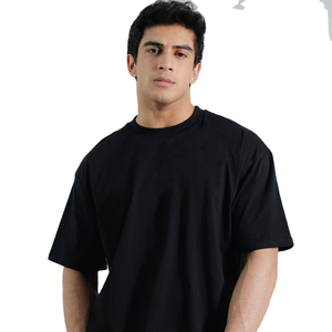 Camisetas de Lona para Hombre, 100% Algodón, Corte Regular, Antiarrugas, Transpirables, de Secado Rápido, Cuello Redondo, Manga Corta, 350g, Color Sólido, Venta al Por Mayor - Product Image 5