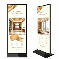 Reproductor de Señalización Digital LCD de Pantalla Completa 4K de 64, 69, 79 Pulgadas, Tótem de Pie UHD con Software CMS Gratuito para Centros Comerciales