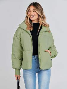 Veste matelassée pour femme fabriquée au Pakistan, tissu personnalisé, logo et design personnalisés, veste matelassée pour femme - Product Image 4