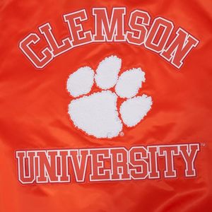 Veste universitaire brodée Clemson Tigers, orange, adulte, classique, polyester, toutes saisons, sports et jeux - Product Image 4