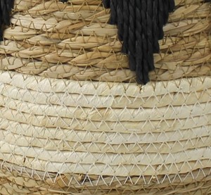 Panier de rangement en jacinthe d'eau de nouvelle conception chaude panier tissé à la main durable pour l'organisation à la maison - Product Image 3