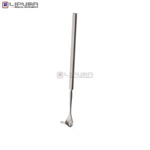 Jaffe Lid Retractor Cuchillas retractoras curvas de 15mm de ancho Acabado opaco 53mm 2,0 pulgadas Longitud total Instrumentos médicos - Product Image 4