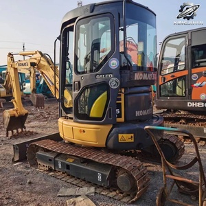 Excavatrice sur chenilles d'occasion Komatsu 55-2, marque japonaise d'origine, 5,5 tonnes, petite excavatrice sur chenilles - Product Image 5