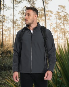 Men Outdoor Canvas Softshell <b>Jacket</b> Stand Collar Breathable Waterproof Windproof Sportswear <b>Hiking</b> Trekking Quilted <b>Jackets</b> - Product Image 4