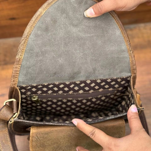 Cowhide Leather Handbags for Women's Genuine Leather Crossbody Purse <b>Large</b> Capacity Sling <b>Bag</b> Western Leather Handbags - Product Image 6