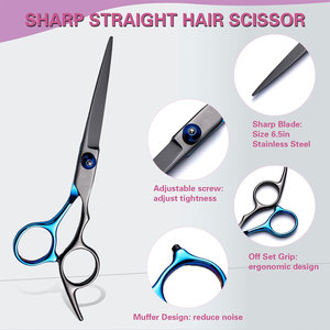 Nuevas y hermosas tijeras profesionales de peluquero, las mejores tijeras de corte de peluquería, hoja de acero inoxidable, punta afilada - Product Image 3