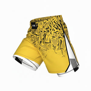 Shorts de grappling et de jiu-jitsu MMA personnalisés XTREME 2026 pour hommes – Qualité supérieure, standard UFC authentique, 92 % polyester, 8 % élasthanne - Product Image 1