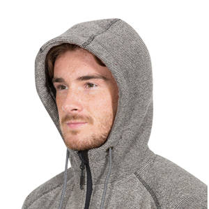 Sudadera de invierno para hombre con bolsillos laterales con cremallera y Capucha ajustable con cordón para un almacenamiento seguro y tela de lana de ajuste personalizado - Product Image 6