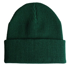 Gorro de punto naranja en blanco sombreros de invierno acrílico Unisex gorros con puños con logotipo personalizado gorros acrílicos transpirables OEM 2026 - Product Image 2