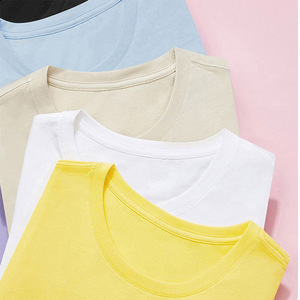 Venta al por mayor de verano de moda de los hombres camiseta personalizable 3D Puff impresión Logo 100% algodón de punto - Product Image 3