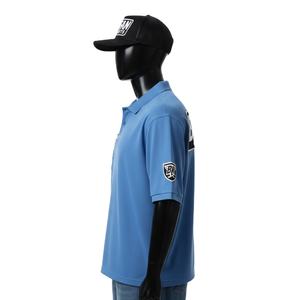 Polo para Hombre de Alta Calidad, Tejido Piqué de Poliéster, Transpirable, Color Azul, Cuerpo Liso, Logotipo Personalizado, Camiseta Polo para Hombre - Product Image 2