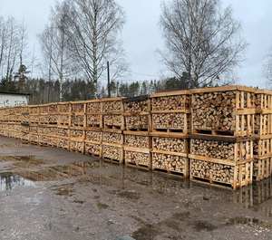 Nous offrons le meilleur rapport qualité-prix du bois de chauffage de chêne bouleau séché au four sur palettes et en sacs disponibles en Autriche à faible coût en ligne - Product Image 2