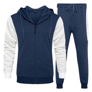 Transpirable nueva llegada adultos deportes diseño rayas personalizado 100% algodón chándal dentro de chándal - Product Image 6