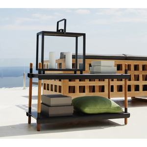 Dernière vente chaude lanterne en verre rectangulaire en métal polyvalent pour bougies et décorations de plantes - Product Image 2