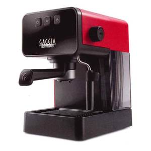 Cafetera Gaggia EG2111 03, 1900W, Negra y Roja, Elegante - Product Image 1