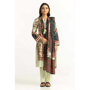 Conjunto de 3 Piezas para Mujer, Traje de Tela Estampada sin Coser, Colección SD-42150 - Product Image 3