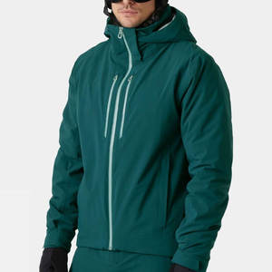 Veste de ski d'hiver confortable en plein air pour hommes veste de ski surdimensionnée de couleur personnalisée solide de vente chaude - Product Image 1