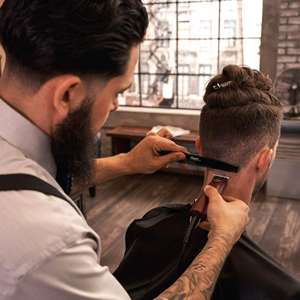 Tondeuse Électrique T-Finisher Lames en Acier Inoxydable Réglables Étanche USB/Batterie pour Maison Hôtel Français Espagnol - Product Image 1