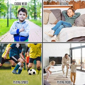 Chándal con capucha para niños y adultos, conjunto de dos piezas, cómodo - Product Image 4