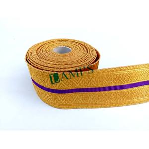 OEM personalizado Alambre de lingotes encaje francés trenza recorte hecho a mano bordado disfraz vestidos de lujo para zapatos y uniformes al por mayor - Product Image 6