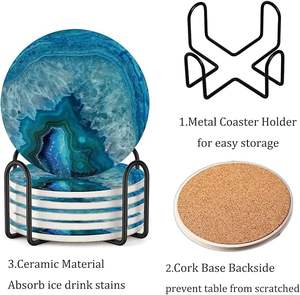 ชุดจานรองแก้วเรซิ่นไม้ 4 ชิ้น ขัดเงา รูปทรงหลากหลาย ดีไซน์ทันสมัย เป็นมิตรกับสิ่งแวดล้อม ปรับแต่งได้ เหมาะสำหรับบาร์ ครัว บ้าน ของขวัญขึ้นบ้านใหม่ วันเกิด - Product Image 5