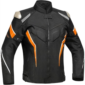 Veste de course de moto en cuir véritable pour hommes personnalisée en gros - Product Image 1