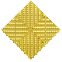 Protection environnementale élevée, dalles de sol en PVC plastique antidérapant 40*40*1.8cm pour garage, lavage de voitures, garage, magasin 4S