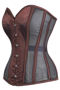 Vintage Sexy Overbust <b>Corset</b> Tank Top for <b>Women</b> Plus Size Casual Summer Teenagers Anti-Shrink Polyester Cotton Modern Borcade - Product Image 2