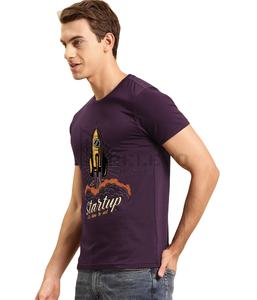 เสื้อยืดออกกำลังกายทรงโอเวอร์ไซส์ แขนเสื้อแบบดรอปโชว์เดอร์ สีม่วง ดีไซน์ทันสมัย ขายส่ง สำหรับผู้ชายและผู้หญิง สไตล์สตรีทแวร์ ผ้าฝ้าย 100% หนัก 220 กรัม - Product Image 2