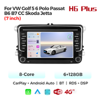 MEKEDE 6+128GB Autoradio im Originalstil für VW Golf 5 6 Polo Passat B6 B7 CC Skoda Jetta mit GPS FM BT Car-Play Auto