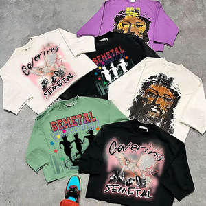 Camiseta Casual de Manga Corta para Hombre, Cuello Redondo, Ajuste Regular, Estilo Desgastado, Impresión DTG 100% Algodón, Secado Rápido - Product Image 3