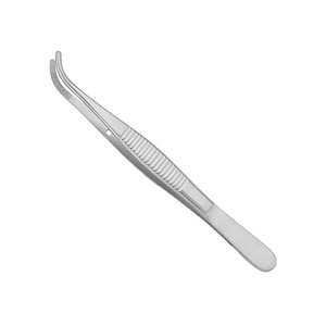 Pinces à pansement de meilleure qualité Instruments chirurgicaux Pinces à pansement en acier allemand Pinces incurvées à pansement en acier - Product Image 2