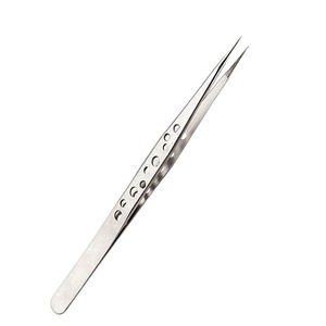 Pinzas de extensión de pestañas no magnéticas de acero inoxidable de alta calidad Último diseño con buena calidad - Product Image 3