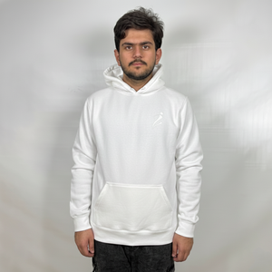 Sweat-shirt décontracté en molleton tricoté à couleur unie brodé en coton lourd, vente chaude, automne-hiver, vêtements de rue, basiques - Product Image 1