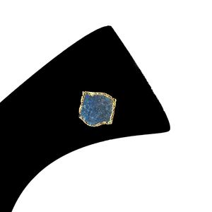 Apatite-pendiente de piedra natural, piedra preciosa de cristal curativo galvanizado en oro - Product Image 5