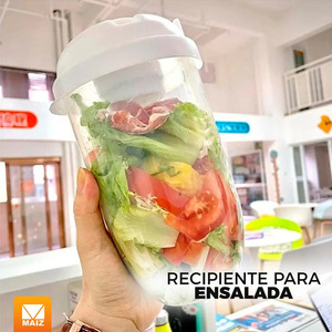 Contenitore Ermetico in Plastica per Alimenti 900ml Adatto al Microonde - Colori Assortiti - Product Image 3