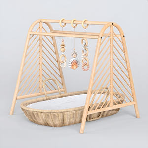 Gym d'activités d'intérieur de la meilleure qualité, gym en rotin artisanal pour bébés, gym en osier naturel pour bébés - Product Image 1