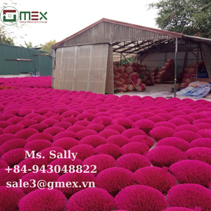 Bâton d'encens brut rose non parfumé de GMEX VIETNAM - Product Image 4