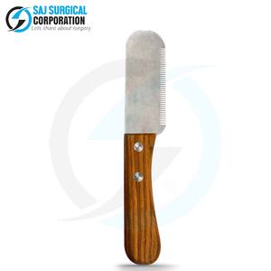 Cuchillo para rayas de mascotas de alta calidad, hoja de acero inoxidable de 7 pulgadas, mango ergonómico para sesiones de aseo largas y cómodas - Product Image 6