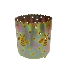 Nouvel arrivage de bougies décoratives en fer rond couleur or pour le salon et la décoration de table faits à la main - Product Image 6