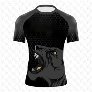 แขนยาวผู้ชายเสื้อบีบอัด MMA แห้งเร็วยามผื่นแห้งเร็วยามผื่นระบายอากาศออกกําลังกายออกกําลังกายขายส่ง - Product Image 1