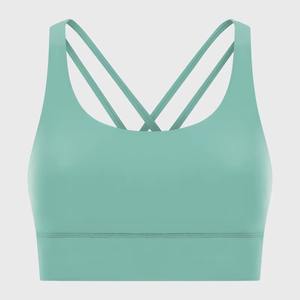 High Quality Plus Size Breathable High Support <b>Racerback</b> <b>Sports</b> <b>Bra</b> for Women Designed for Training Running Yoga Gym Casual - Product Image 1