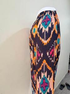 Pantalon imprimé jungle bohème vert paradis 100% coton pantalon de salon jardin exotique pantalon à cordon - Product Image 4