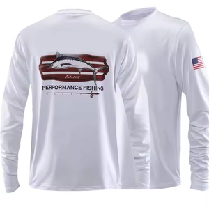 เสื้อตกปลาเสื้อเจอร์ซีย์ตกปลาโลโก้ออกแบบได้ตามต้องการ - Product Image 6