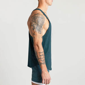 เสื้อผ้าออกกำลังกาย ผลิตในปากีสถาน ผ้าถัก ระบายอากาศดี เสื้อกล้ามลำลองสำหรับออกกำลังกาย ขายตรงจากโรงงาน รับสั่งตัดตามขนาด ชุดฤดูร้อน - Product Image 5