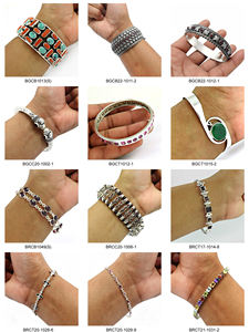 Amazing <b>Bracelet</b> <b>for</b> <b>Woman</b> Girls 925 Sterling Silver Natural Green Onyx Gemstone Classic Style <b>Bracelet</b> Handmade Jewelry India - Product Image 2